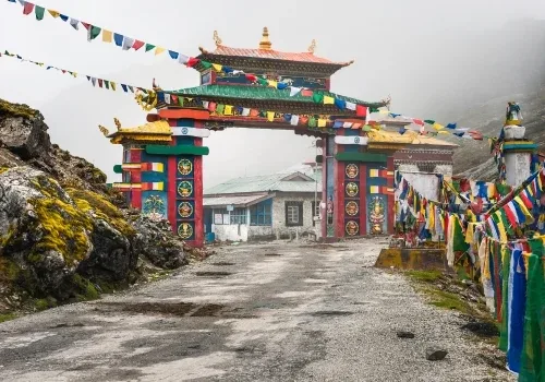 Tawang gate in Arunachal Pradesh